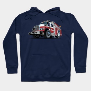 Cartoon firetruck Hoodie